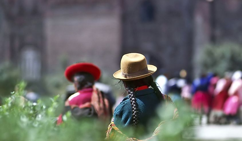 People in Quito, Ecuador