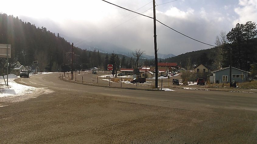 Downtown Bailey, Colorado.