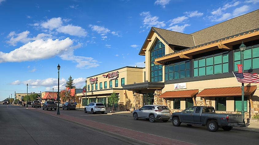 Downtown Watford City.