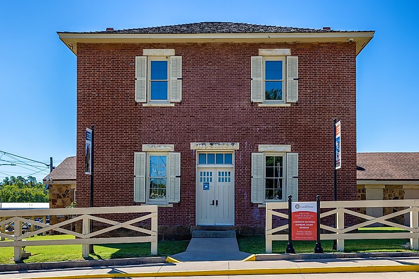 Cherokee National Supreme Court Museum in Tahlequah, Oklahoma.