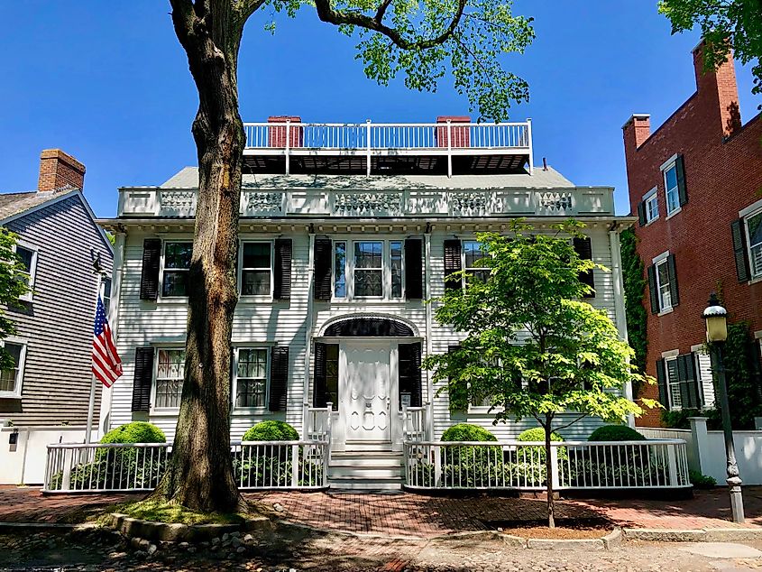 Early settler Thomas Macy's home in Nantucket. 