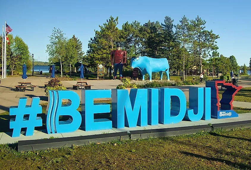 Park in Bemidji, Minnesota.