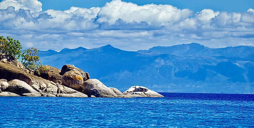 A view of Cape Maclear, Lake Malawi.  Via Shutterstock / T.Sahl
