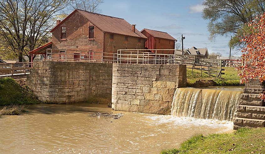 Metamora Grist Mill located on the White Water Canal