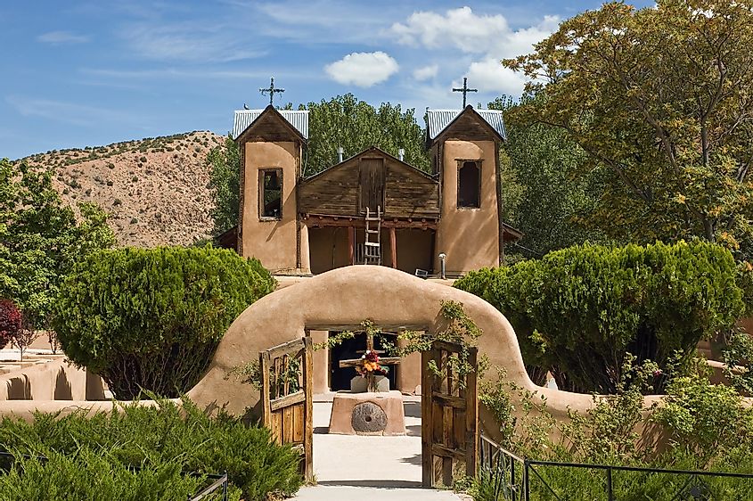 El Santuario de Chimayo in Chimayo, New Mexico.