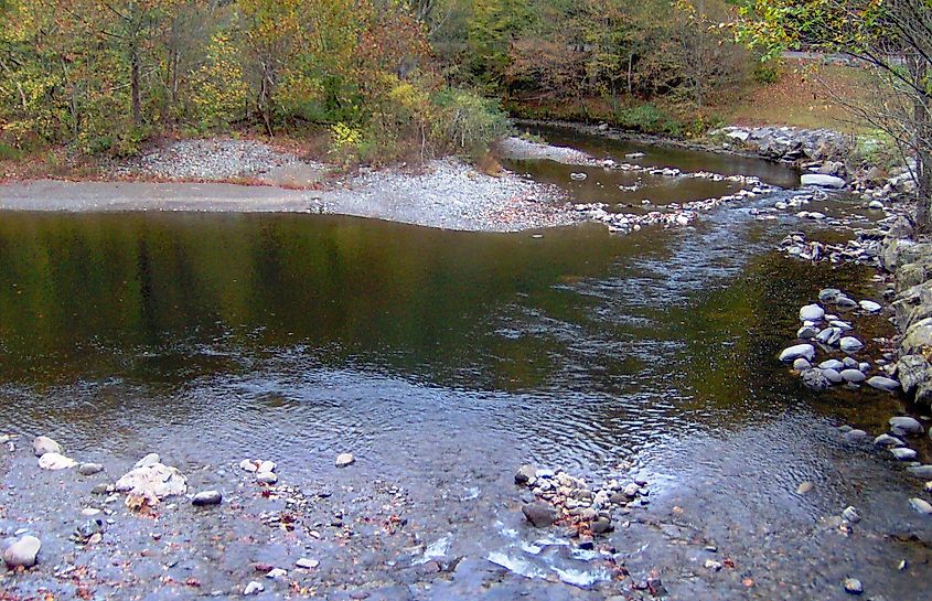 The "Townsend Y" at Little River, just south of Townsend