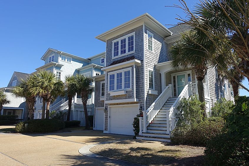 Homes at Wrightsville Beach, North Carolina