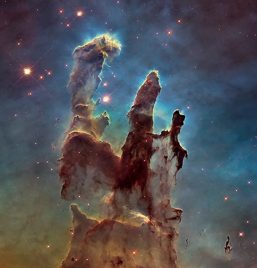 Pillars of Creation visible