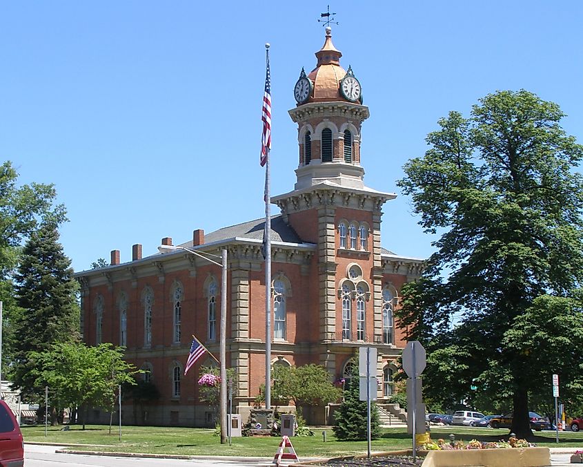 Courthouse Square District in Chadron, Ohio