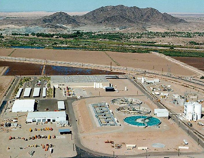 The Yuma Desalting Plant was constructed under authority of the Colorado River Basin Salinity Control Act of 1974 