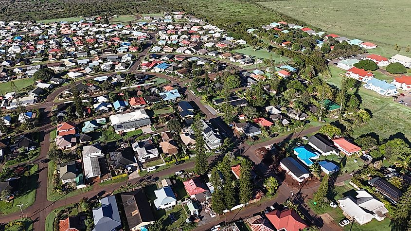 lanaʻi city, hawaii.