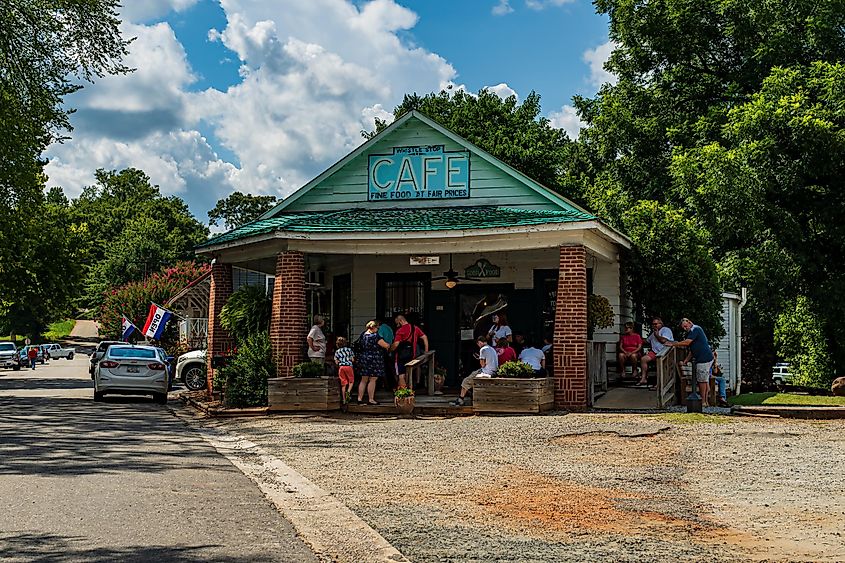 World-famous restaurant, Juliette, Georgia, USA.