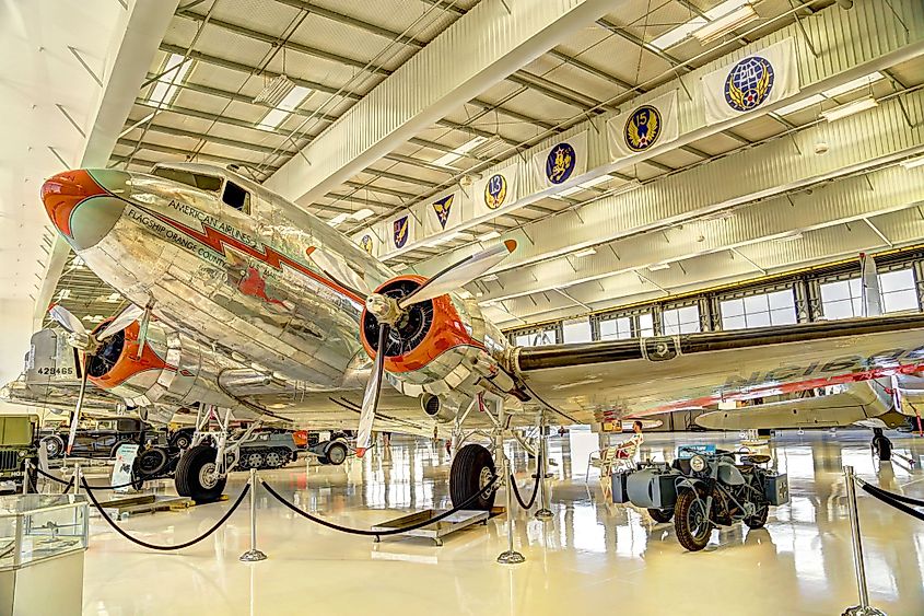 American Airlines aircraft at Lyon Air Museum, Santa Ana, California