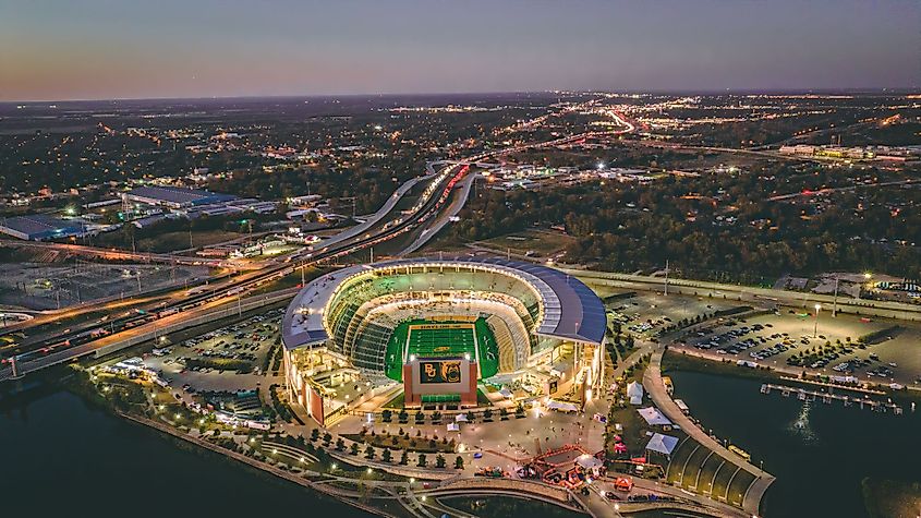 McLane Stadium in Waco, Texas