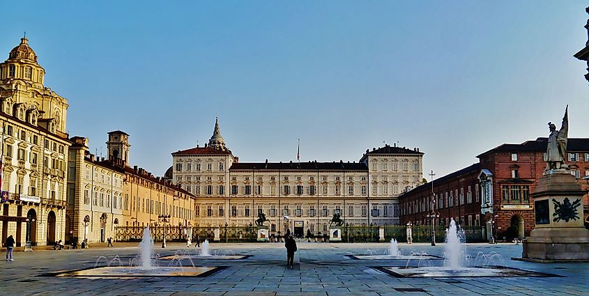 Castle Square, Turin, Italy.