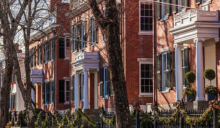 Historic houses in Nantucket. 