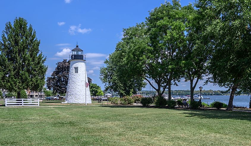 Concord Point Light in Havre de Grace, Maryland.
