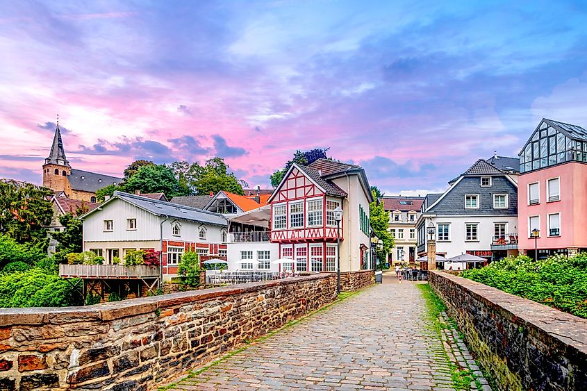 View over Kettwig, Essen, Germany. Via Shutterstock / Sina Ettmer Photography.