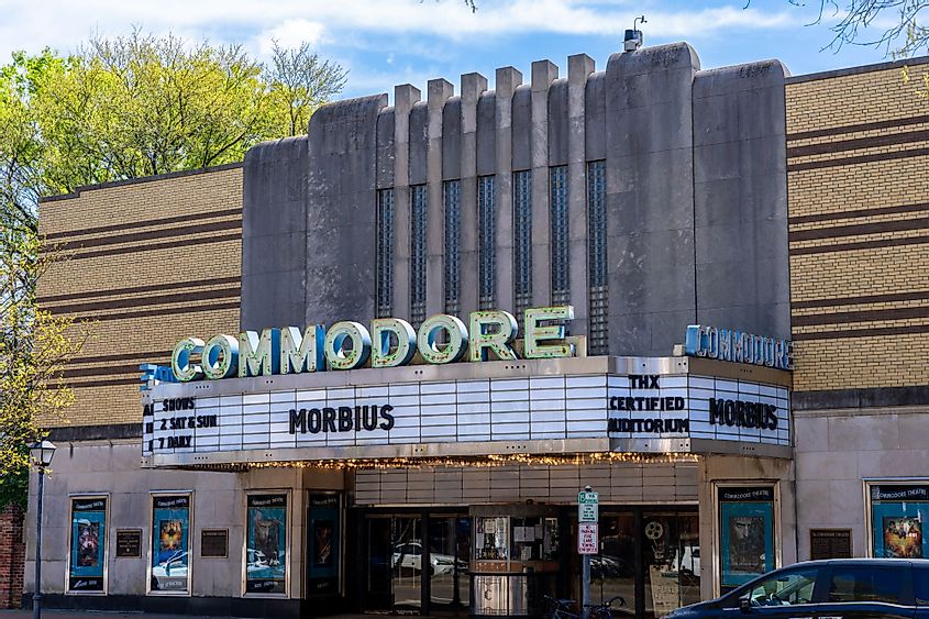 The Commodore Theatre in downtown Portsmouth, Virginia