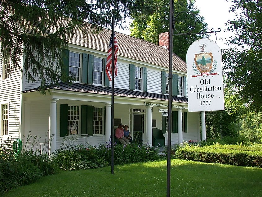 Old Constitution House, where the Constitution of the Vermont Republic was signed