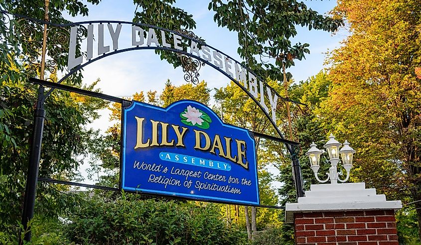 The Welcome Gate at Lily Dale