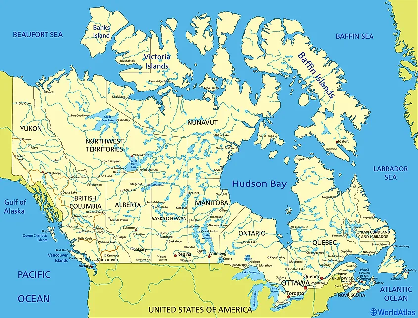 Hudson Bay map