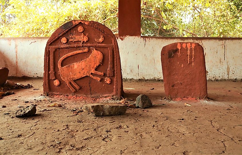 Waghoba Shrine at Varwade in Talasari, Maharashtra. 