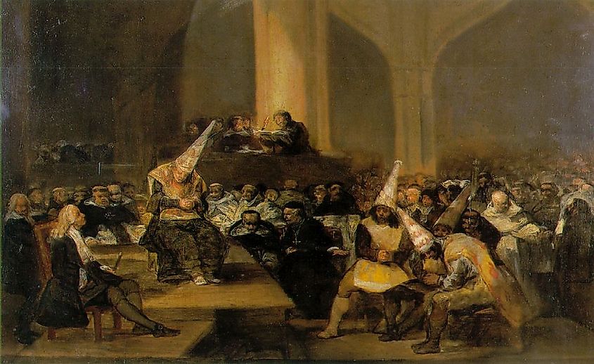 The Inquisition Tribunal by Francisco Goya