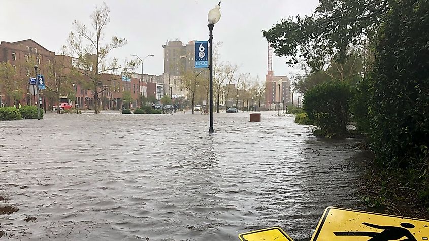 Flooding in North Carolina after Hurricane Florence