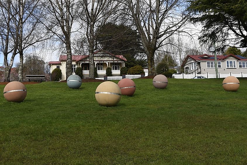 Beautiful view of Deloraine, Tasmania, Australia.