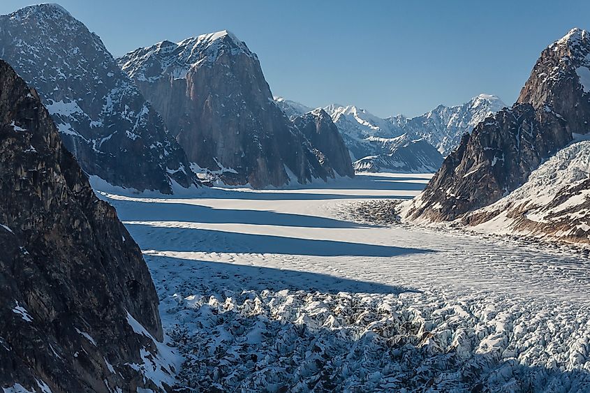 The Ruth Gorge in Denali National Park, Alaska