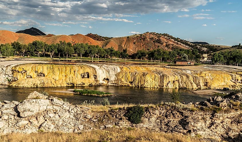 Hot Springs State Park in Thermopolis, Wyoming