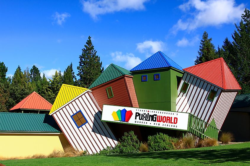 Puzzling World is a tourist attraction near Wanaka, New Zealand