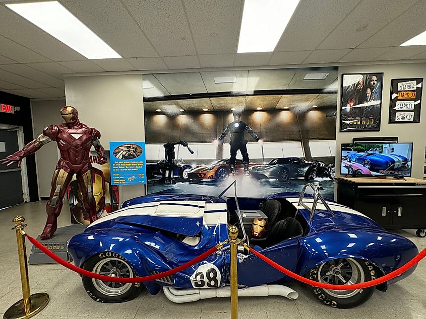 Exhibit at the Hall of Heroes Superhero Museum in Elkhart, Indiana.
