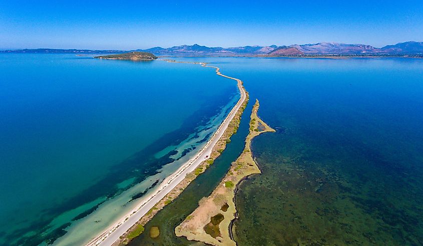 National Park of Amvrakikos Wetlands and Limnothalassa Laguna Greece