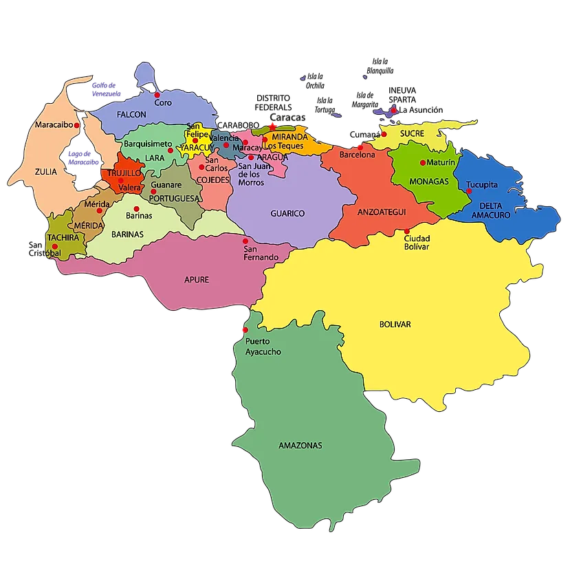 Venezuela Maps & Facts World Atlas