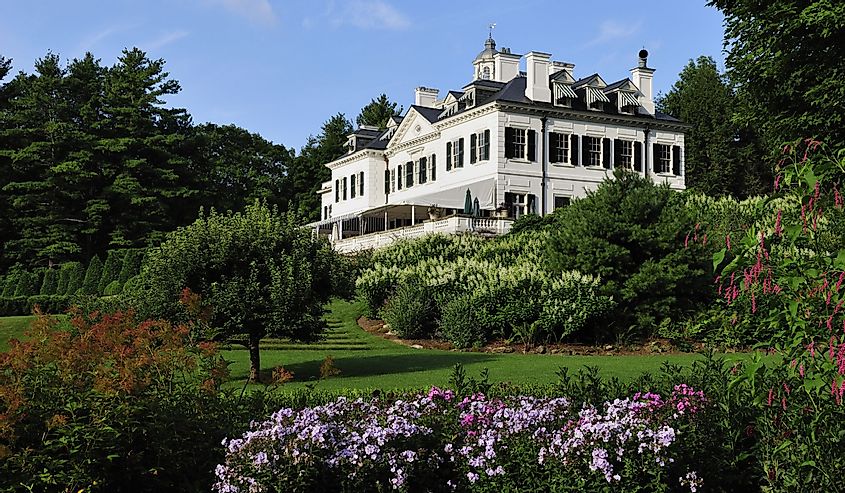 The Mount, the summer home of the novelist Edith Wharton, now is museum in Lenox, state of Massachusetts,