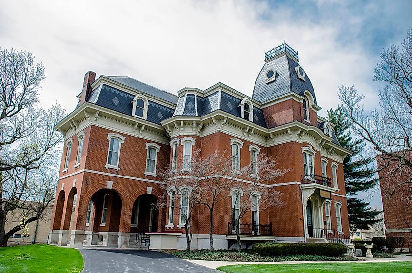 Historic House in Jacksonville Illinois.