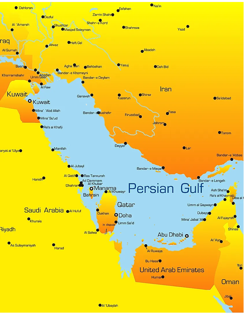 Persian Gulf War Maps