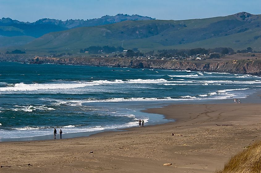 Sonoma Coast State Beach near Jenner, California.