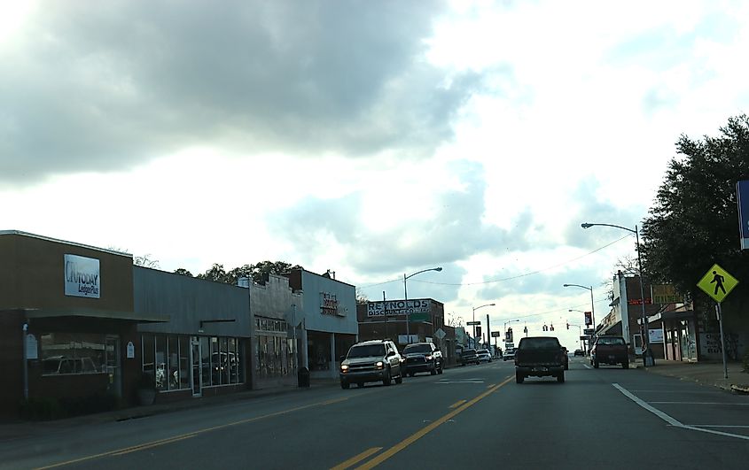 Downtown Chattahoochee, Florida.