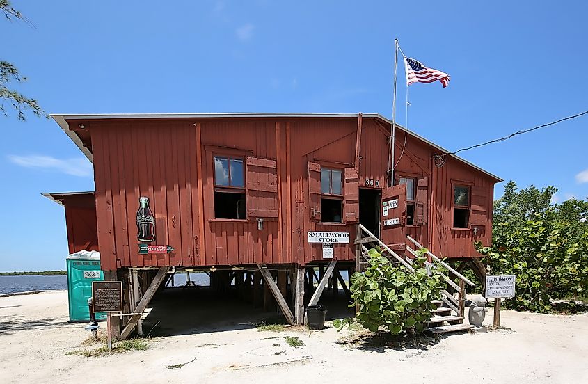 Ted Smallwood Store, established in 1906, served as Post Office.