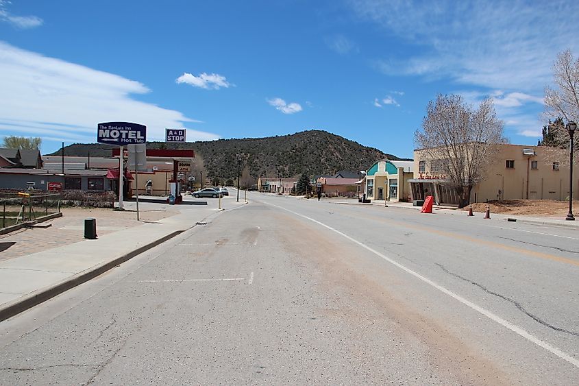 Street view of San Luis in Colorado.
