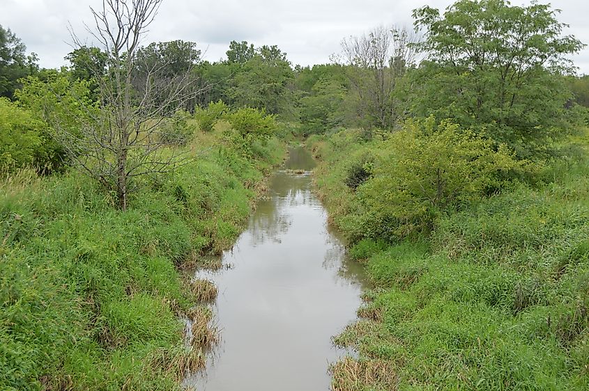 The Scioto River in its upper reaches