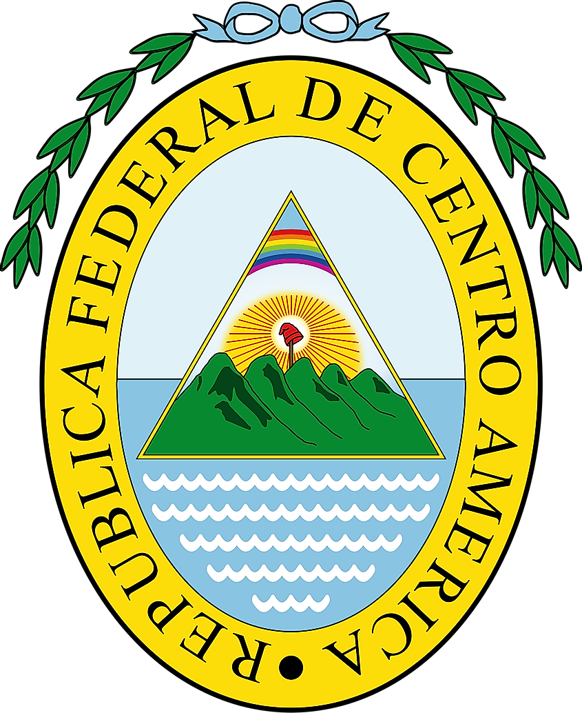 Coat of arms of the Federal Republic of Central America