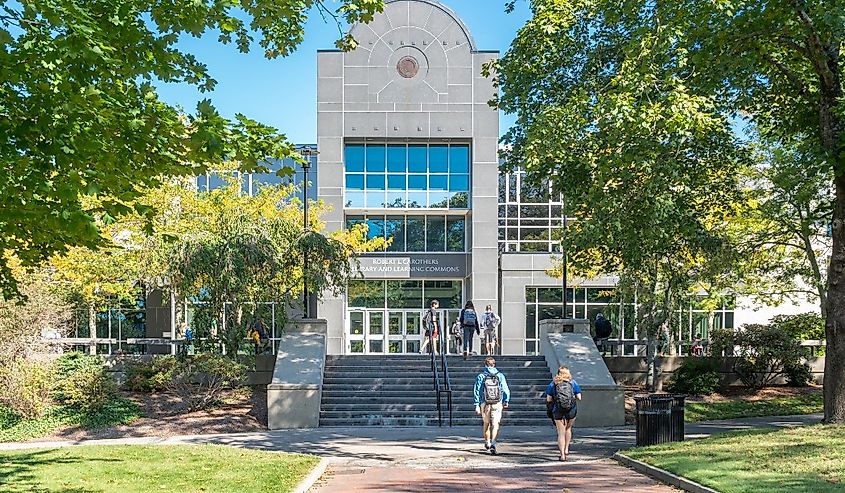 University of Rhode Island library in Kingston
