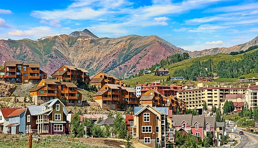 Vacation condominiums in Crested Butte, Colorado.