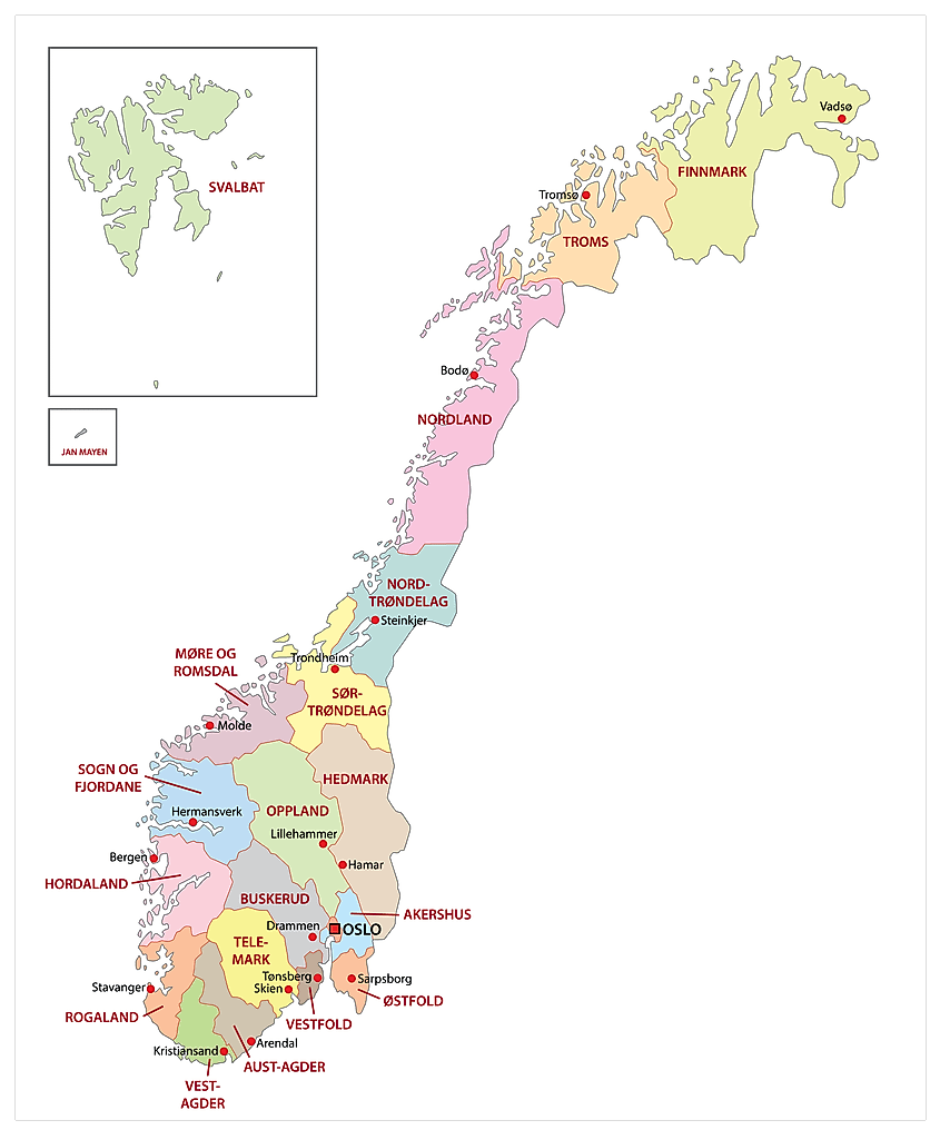 Show Norway On A Map Norway Maps & Facts - World Atlas