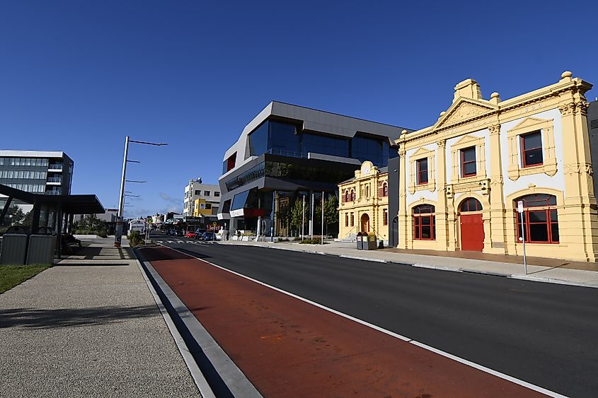 A historical building in Devonport, Tasmania.