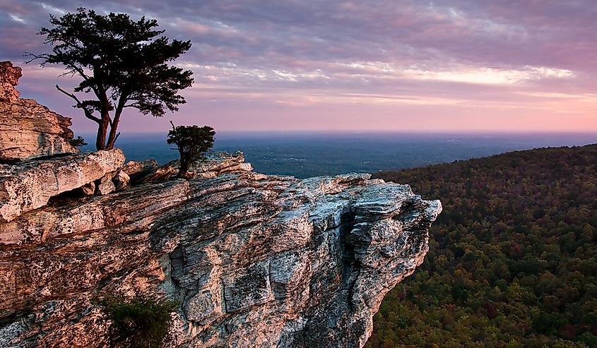 Sunset at Hanging Rock